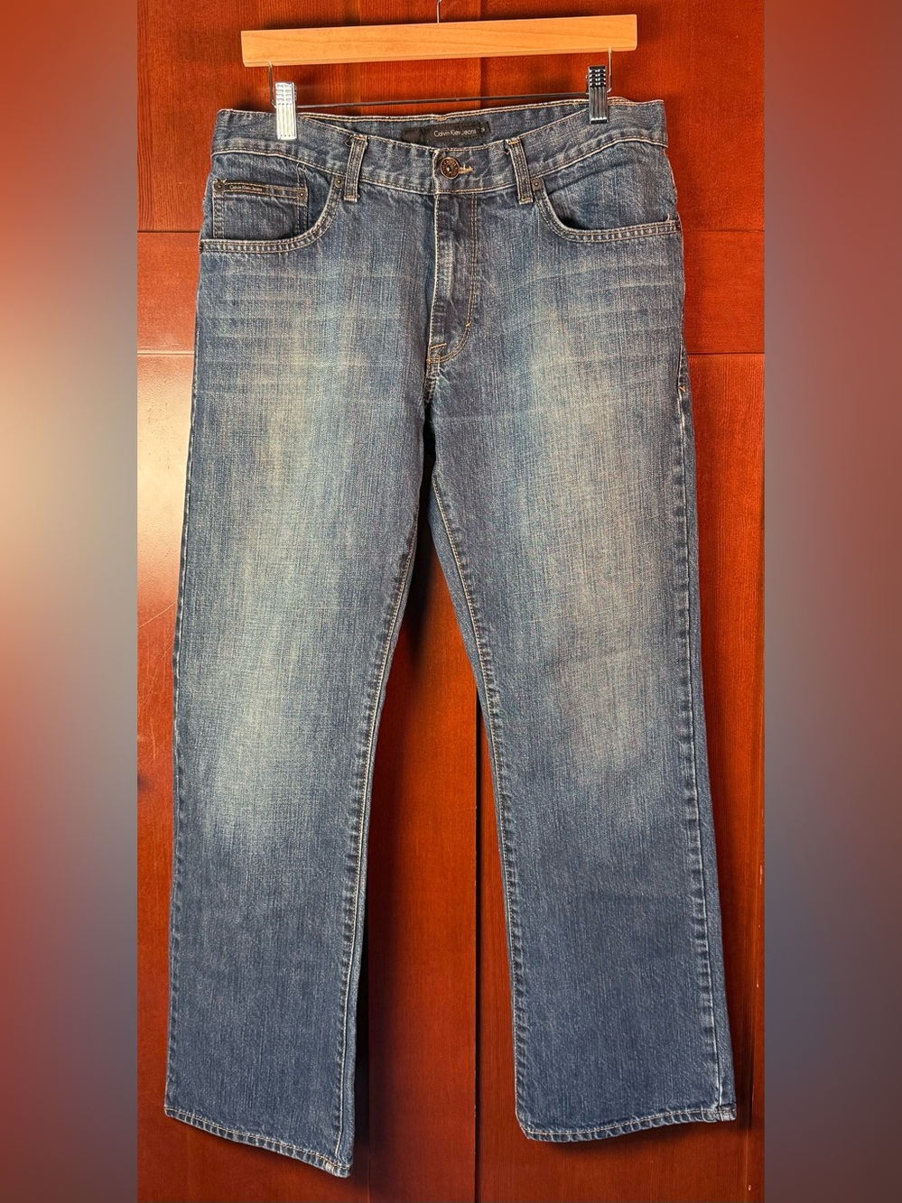 Calvin Klein Jeans Bootcut Medium Wash Denim Size 34 x 30